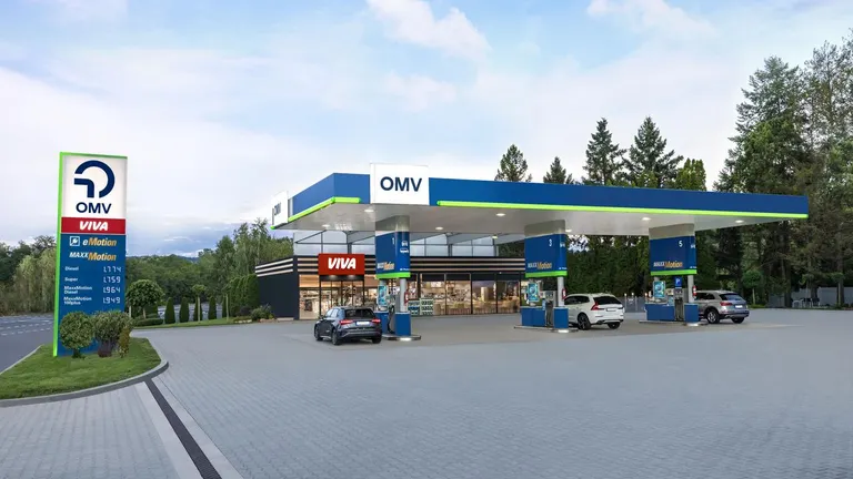 OMV бензиностанция